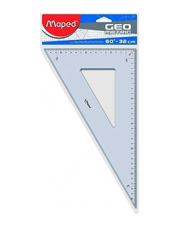 Τρίγωνο Maped 60° 26cm Geometric Cristal