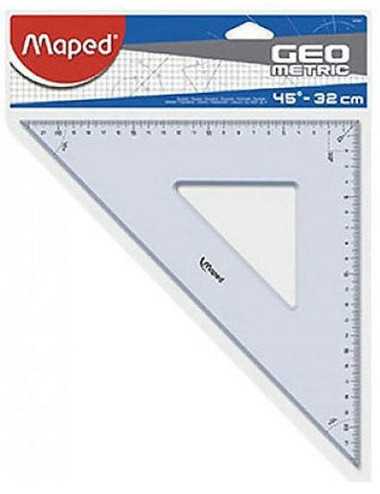 Τρίγωνο Maped 45° 32cm Geometric Cristal