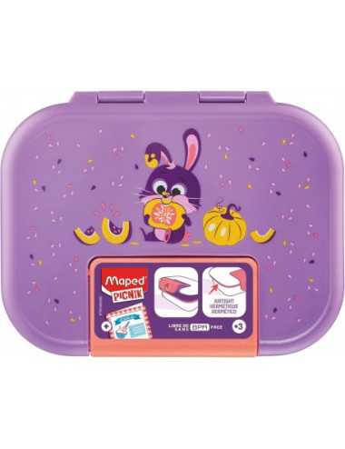 Δοχείου Φαγητού 900ml Maped PicNik Ανοξείδωτο Miniz Μωβ Rabbit