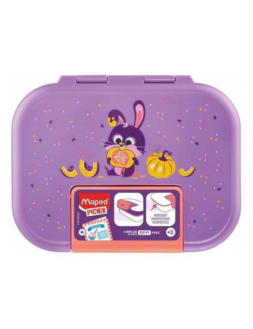 Δοχείου Φαγητού 900ml Maped PicNik Ανοξείδωτο Miniz Μωβ Rabbit