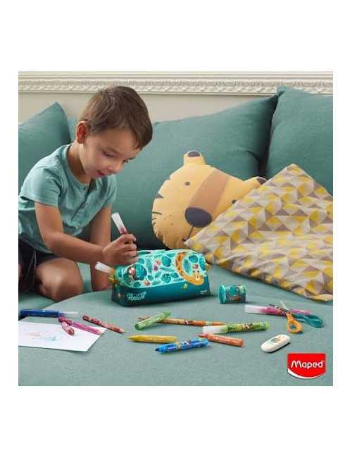 Κηρομπογιές Maped 12χρ Jungle Fever Wax Maxi
