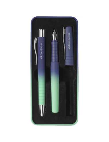 Στυλό και Πένα Σετ Faber Castell Poly Buzzing Blue