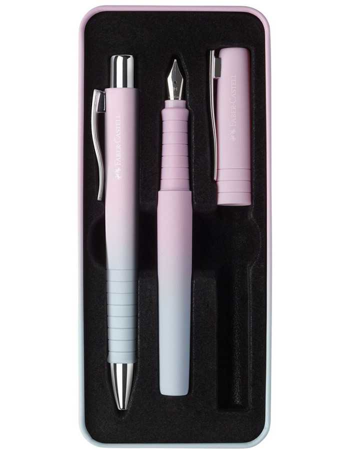 Στυλό και Πένα Σετ Faber Castell Poly Blushing Sky