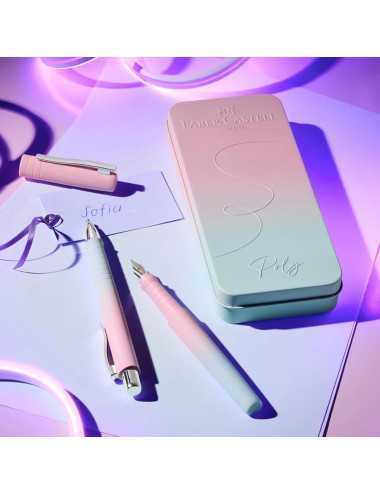 Στυλό και Πένα Σετ Faber Castell Poly Blushing Sky