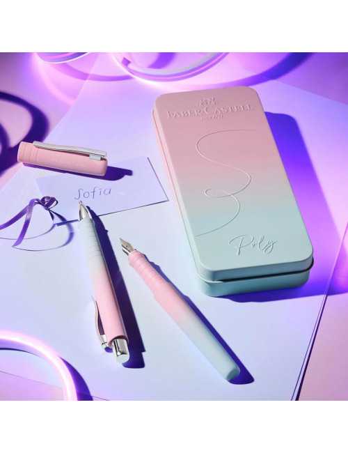 Στυλό και Πένα Σετ Faber Castell Poly Blushing Sky