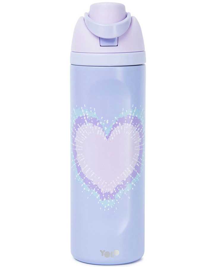Παγούρι Θερμός 700ml Yolo 2 σε 1 Heart Tie Dye
