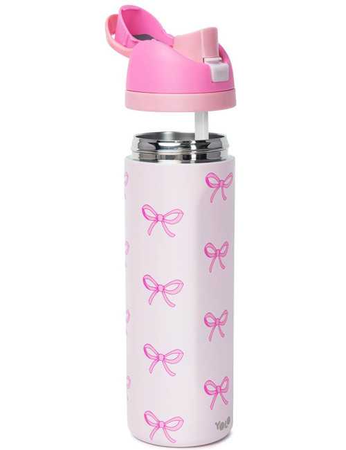 Παγούρι Θερμός 700ml Yolo 2 σε 1 Pink Bow