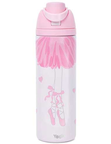 Παγούρι Θερμός 700ml Yolo 2 σε 1 Ballet