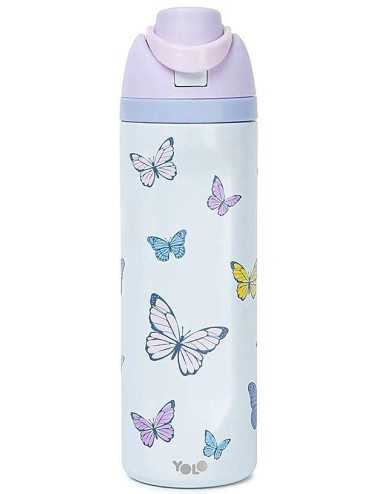 Παγούρι Θερμός 700ml Yolo 2 σε 1 Butterflies
