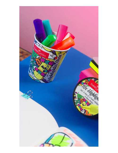 Μαρκαδόροι Faber Castell Υπογράμμισης Fluo Colours IceCream 10χρ