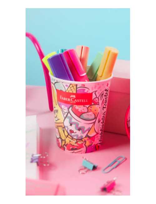 Μαρκαδόροι Faber Castell Υπογράμμισης Pastel Colours IceCream 10χρ