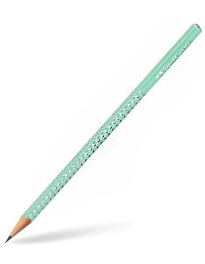 Μολύβι Faber Castell Sparkle Aurora B Jelly Mint