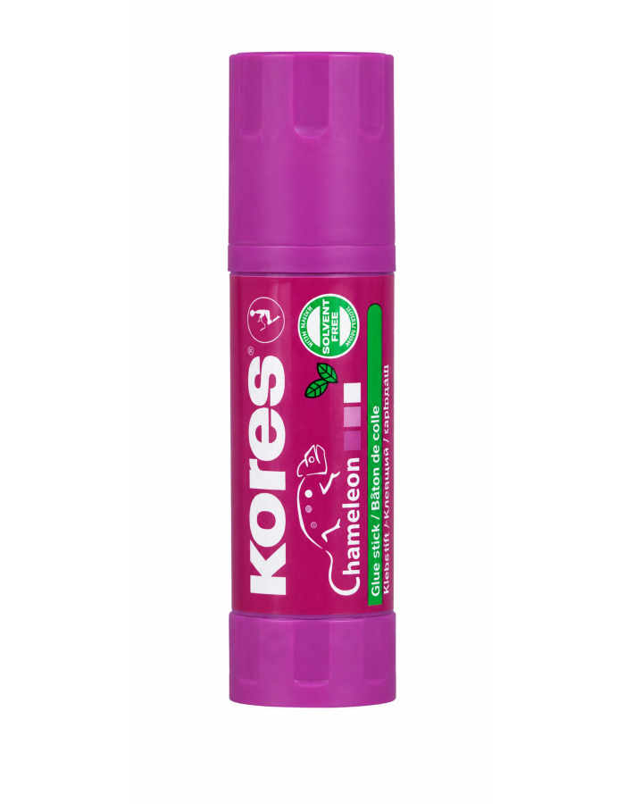 Κόλλα Kores Stick 15gr Chameleon Μωβ που Γίνεται Διάφανο