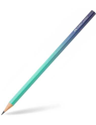 Μολύβι Faber Castell Τριγωνικό Flow Β Buzzing Blue