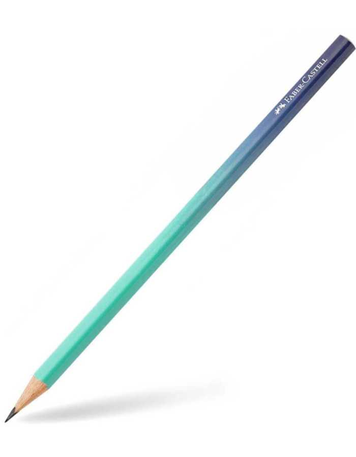 Μολύβι Faber Castell Τριγωνικό Flow Β Buzzing Blue