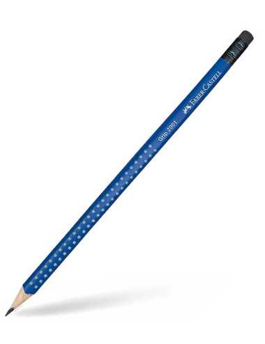 Μολύβι Faber Castell Grip 2001 ΗΒ με Γόμα Turquoise