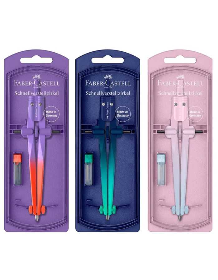 Διαβήτης Faber Castell Flow Edition Με Quick Set Stream