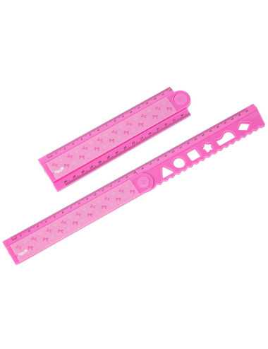 Χάρακας Αναδιπλούμενος Yolo Pink Bow