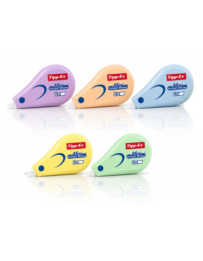 Διορθωτικό Ταινία Tipp-Ex 5mmX6m Mini Pocket Mouse Pastel