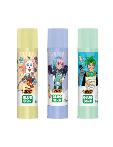 Κόλλα Bic Stick 8gr Decor 3Σχ