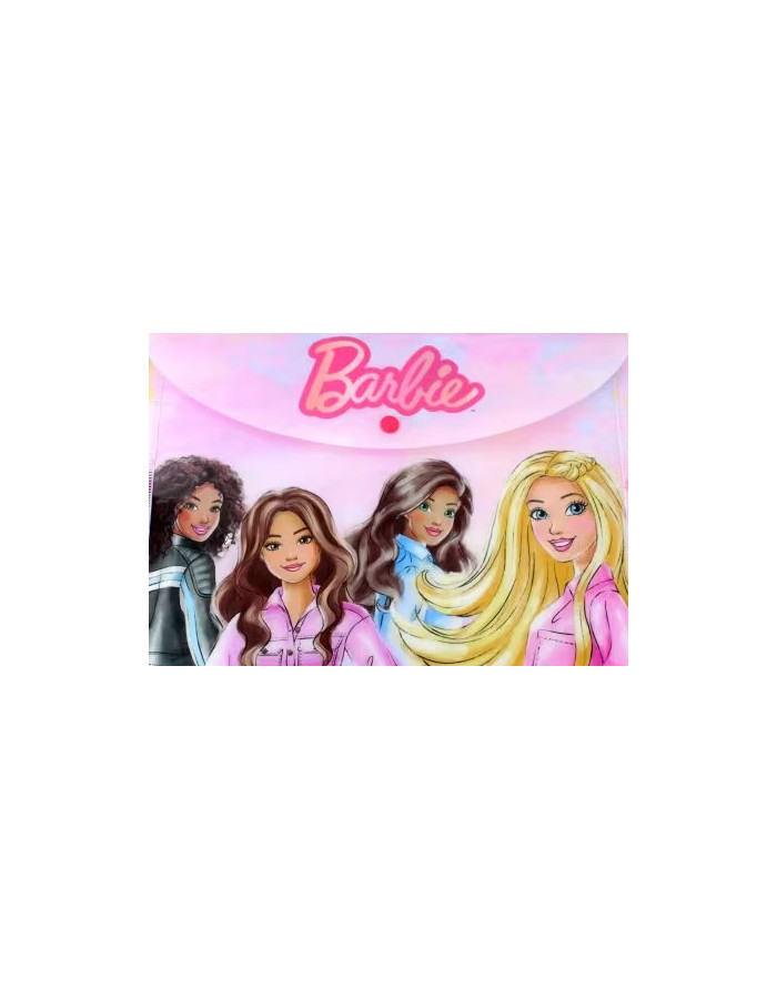Φάκελος Κουμπί Α4 Gim Barbie Paints