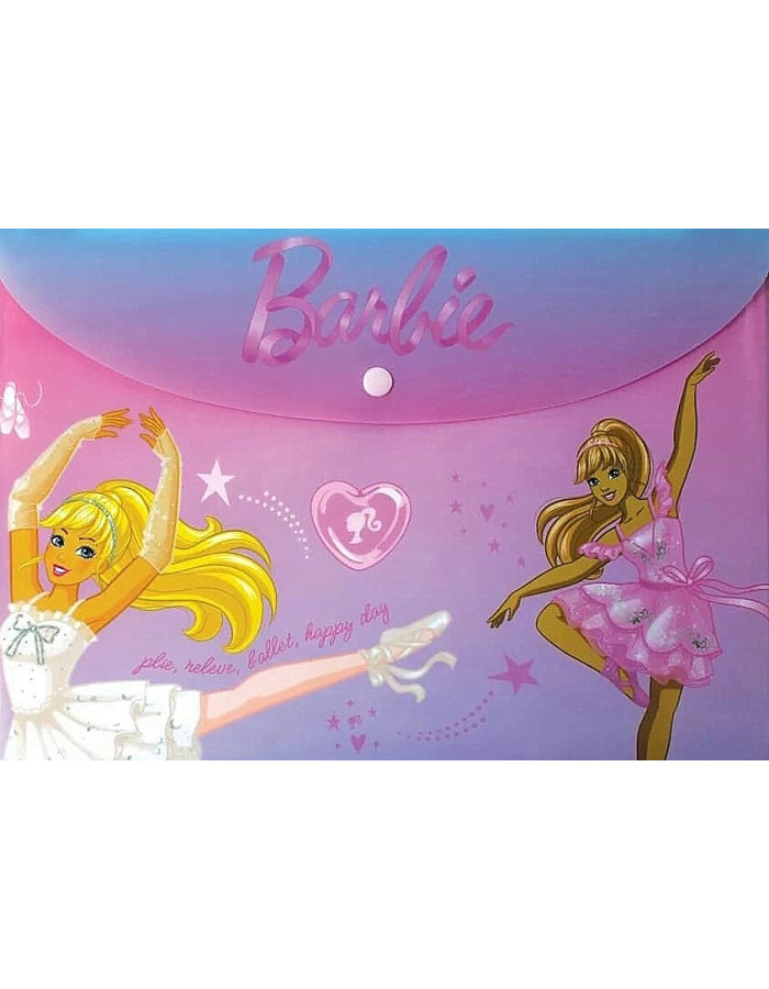 Φάκελος Κουμπί Α4 Gim Barbie
