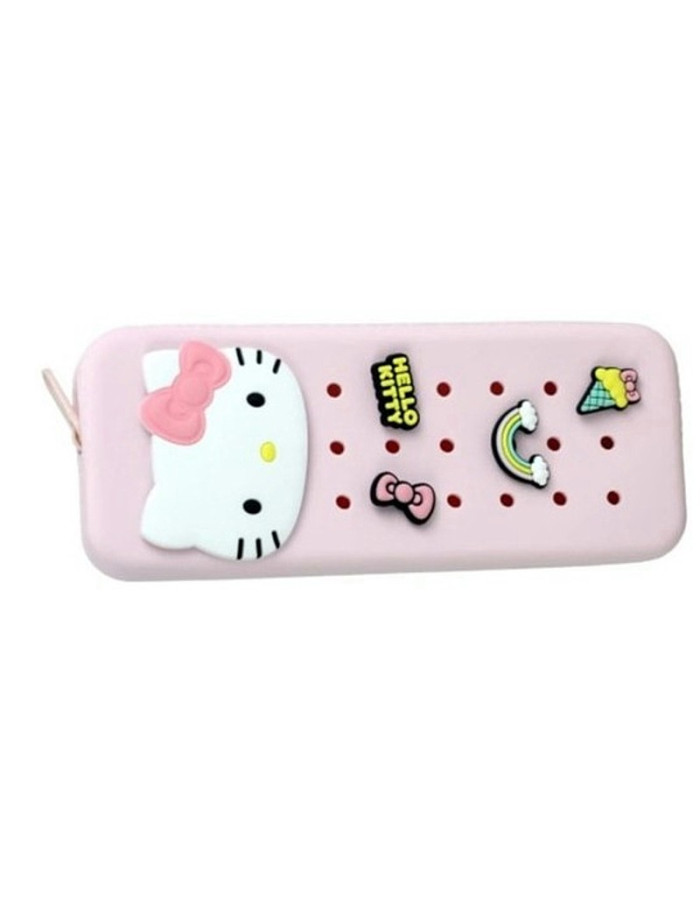 Κασετίνα Gim Hello Kitty Club Με Pins Pink