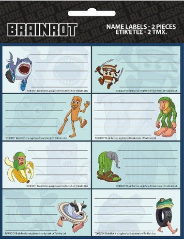 Ετικέτες Gim 2φ Brainrot