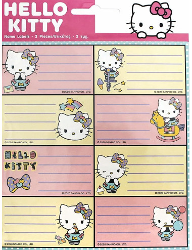Ετικέτες Gim 2φ Hello Kitty
