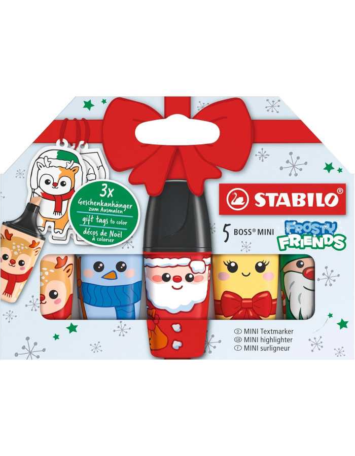 Μαρκαδόροι Stabilo Υπογράμμισης Boss Mini Frosty Friends 5τ