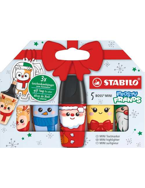 Μαρκαδόροι Stabilo Υπογράμμισης Boss Mini Frosty Friends 5τ